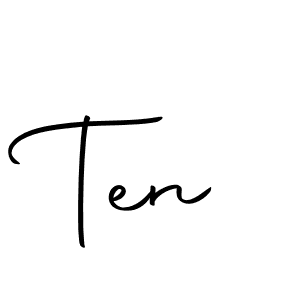 Create a beautiful signature design for name Ten. With this signature (Autography-DOLnW) fonts, you can make a handwritten signature for free. Ten signature style 10 images and pictures png