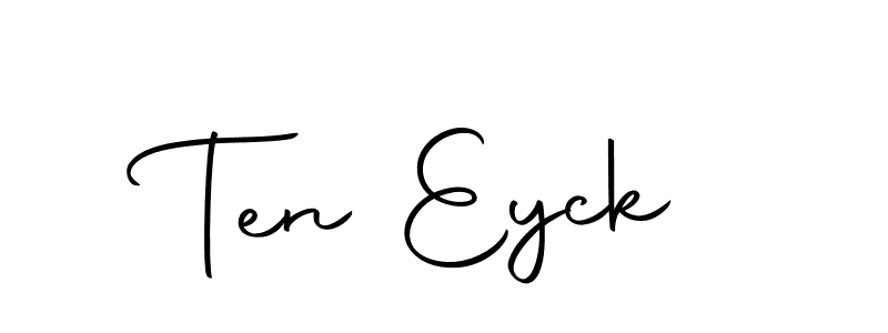 Create a beautiful signature design for name Ten Eyck. With this signature (Autography-DOLnW) fonts, you can make a handwritten signature for free. Ten Eyck signature style 10 images and pictures png