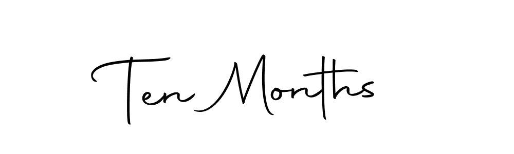 Ten Months stylish signature style. Best Handwritten Sign (Autography-DOLnW) for my name. Handwritten Signature Collection Ideas for my name Ten Months. Ten Months signature style 10 images and pictures png