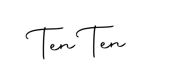 Make a beautiful signature design for name Ten Ten. With this signature (Autography-DOLnW) style, you can create a handwritten signature for free. Ten Ten signature style 10 images and pictures png