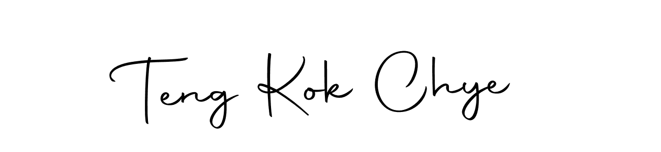 How to make Teng Kok Chye name signature. Use Autography-DOLnW style for creating short signs online. This is the latest handwritten sign. Teng Kok Chye signature style 10 images and pictures png
