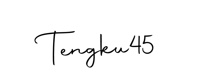 Use a signature maker to create a handwritten signature online. With this signature software, you can design (Autography-DOLnW) your own signature for name Tengku45. Tengku45 signature style 10 images and pictures png