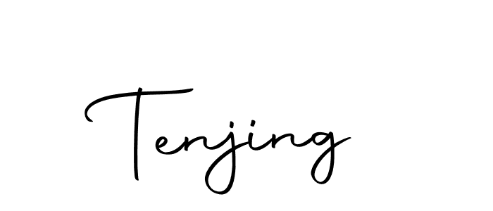 Make a beautiful signature design for name Tenjing. With this signature (Autography-DOLnW) style, you can create a handwritten signature for free. Tenjing signature style 10 images and pictures png