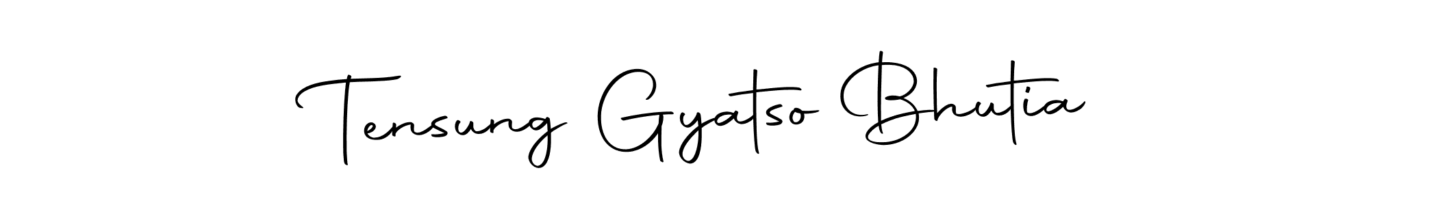 Make a beautiful signature design for name Tensung Gyatso Bhutia. With this signature (Autography-DOLnW) style, you can create a handwritten signature for free. Tensung Gyatso Bhutia signature style 10 images and pictures png