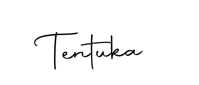 Create a beautiful signature design for name Tentuka. With this signature (Autography-DOLnW) fonts, you can make a handwritten signature for free. Tentuka signature style 10 images and pictures png