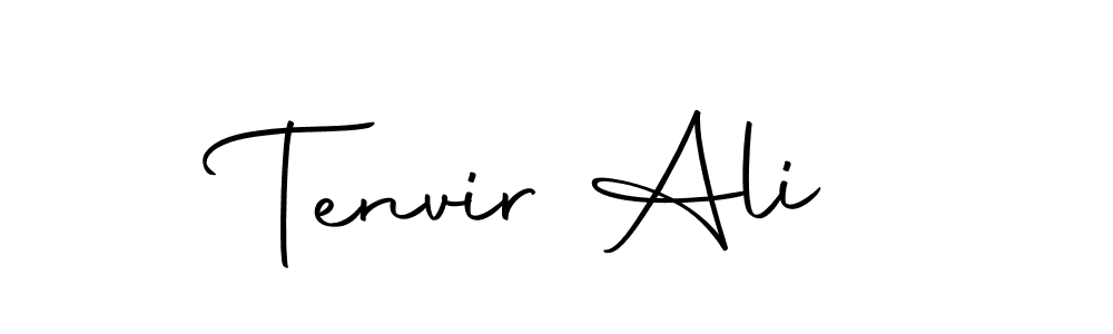 Create a beautiful signature design for name Tenvir Ali. With this signature (Autography-DOLnW) fonts, you can make a handwritten signature for free. Tenvir Ali signature style 10 images and pictures png