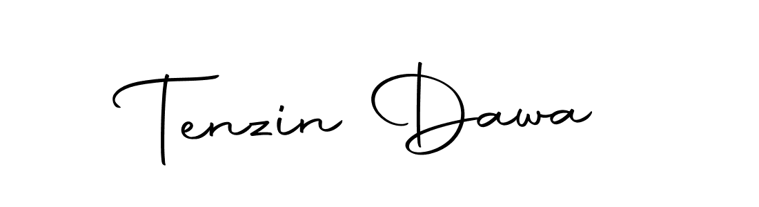 Design your own signature with our free online signature maker. With this signature software, you can create a handwritten (Autography-DOLnW) signature for name Tenzin Dawa. Tenzin Dawa signature style 10 images and pictures png