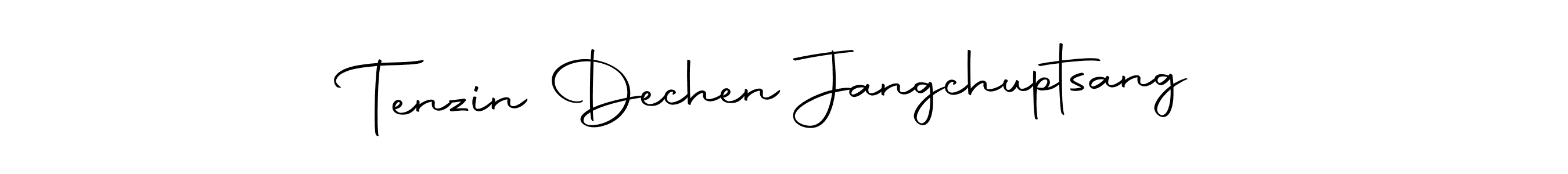 Design your own signature with our free online signature maker. With this signature software, you can create a handwritten (Autography-DOLnW) signature for name Tenzin Dechen Jangchuptsang. Tenzin Dechen Jangchuptsang signature style 10 images and pictures png