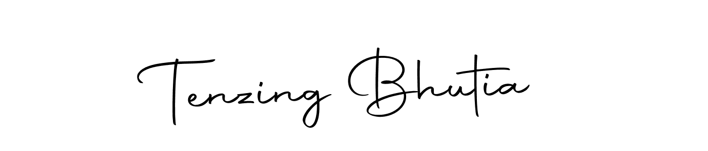 You should practise on your own different ways (Autography-DOLnW) to write your name (Tenzing Bhutia) in signature. don't let someone else do it for you. Tenzing Bhutia signature style 10 images and pictures png