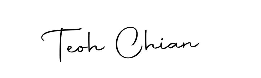 How to make Teoh Chian name signature. Use Autography-DOLnW style for creating short signs online. This is the latest handwritten sign. Teoh Chian signature style 10 images and pictures png