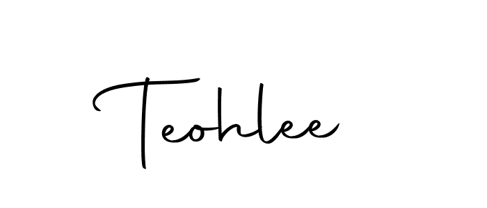 Teohlee stylish signature style. Best Handwritten Sign (Autography-DOLnW) for my name. Handwritten Signature Collection Ideas for my name Teohlee. Teohlee signature style 10 images and pictures png