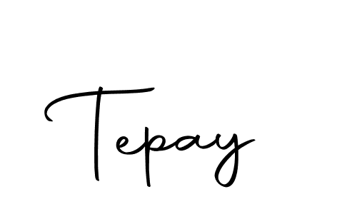 How to make Tepay signature? Autography-DOLnW is a professional autograph style. Create handwritten signature for Tepay name. Tepay signature style 10 images and pictures png