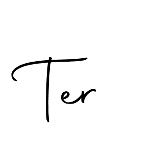 Make a beautiful signature design for name Ter. With this signature (Autography-DOLnW) style, you can create a handwritten signature for free. Ter signature style 10 images and pictures png