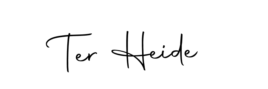 Here are the top 10 professional signature styles for the name Ter Heide. These are the best autograph styles you can use for your name. Ter Heide signature style 10 images and pictures png