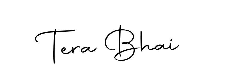 How to make Tera Bhai signature? Autography-DOLnW is a professional autograph style. Create handwritten signature for Tera Bhai name. Tera Bhai signature style 10 images and pictures png