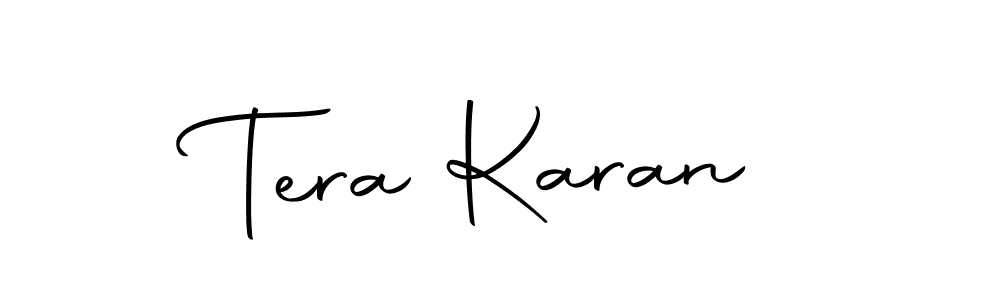How to make Tera Karan name signature. Use Autography-DOLnW style for creating short signs online. This is the latest handwritten sign. Tera Karan signature style 10 images and pictures png