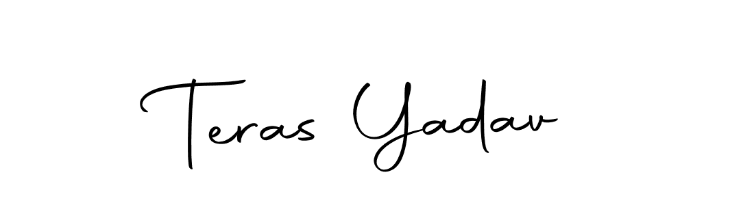 Make a beautiful signature design for name Teras Yadav. Use this online signature maker to create a handwritten signature for free. Teras Yadav signature style 10 images and pictures png