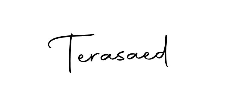 Terasaed stylish signature style. Best Handwritten Sign (Autography-DOLnW) for my name. Handwritten Signature Collection Ideas for my name Terasaed. Terasaed signature style 10 images and pictures png