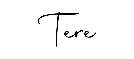 Make a beautiful signature design for name Tere. With this signature (Autography-DOLnW) style, you can create a handwritten signature for free. Tere signature style 10 images and pictures png
