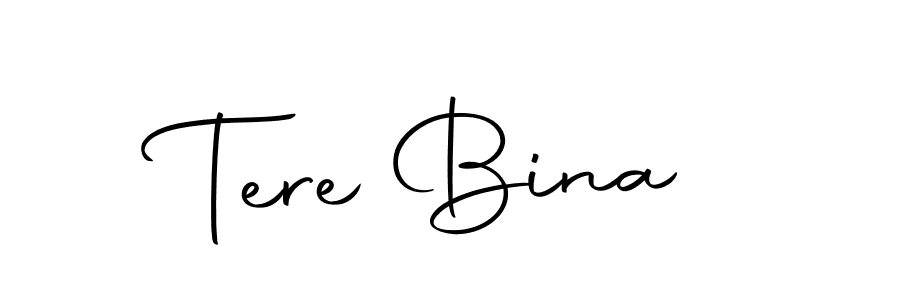 Tere Bina stylish signature style. Best Handwritten Sign (Autography-DOLnW) for my name. Handwritten Signature Collection Ideas for my name Tere Bina. Tere Bina signature style 10 images and pictures png