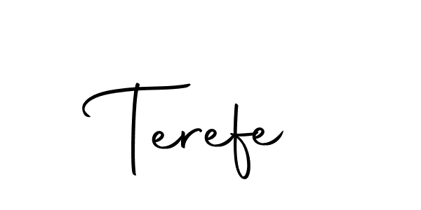 The best way (Autography-DOLnW) to make a short signature is to pick only two or three words in your name. The name Terefe include a total of six letters. For converting this name. Terefe signature style 10 images and pictures png