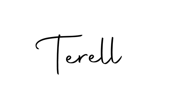 The best way (Autography-DOLnW) to make a short signature is to pick only two or three words in your name. The name Terell include a total of six letters. For converting this name. Terell signature style 10 images and pictures png