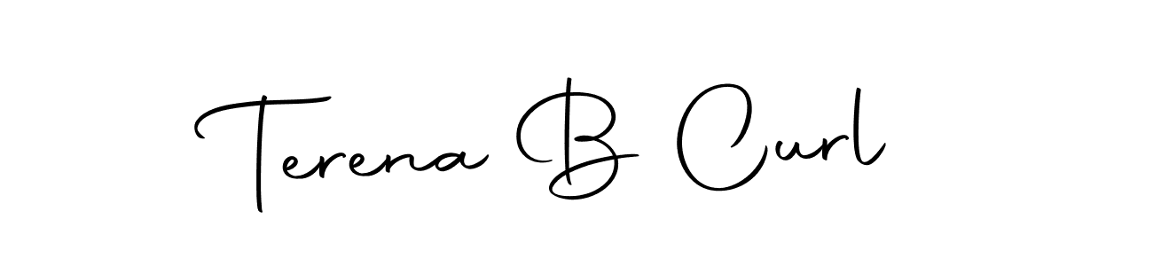 Design your own signature with our free online signature maker. With this signature software, you can create a handwritten (Autography-DOLnW) signature for name Terena B Curl. Terena B Curl signature style 10 images and pictures png