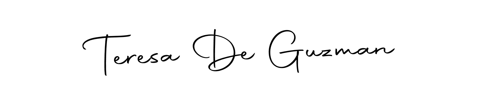Use a signature maker to create a handwritten signature online. With this signature software, you can design (Autography-DOLnW) your own signature for name Teresa De Guzman. Teresa De Guzman signature style 10 images and pictures png