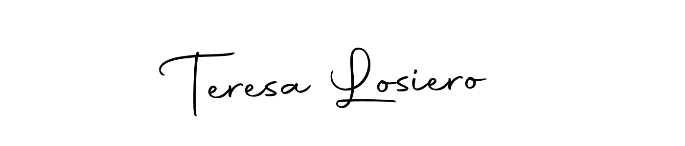 Design your own signature with our free online signature maker. With this signature software, you can create a handwritten (Autography-DOLnW) signature for name Teresa Losiero. Teresa Losiero signature style 10 images and pictures png