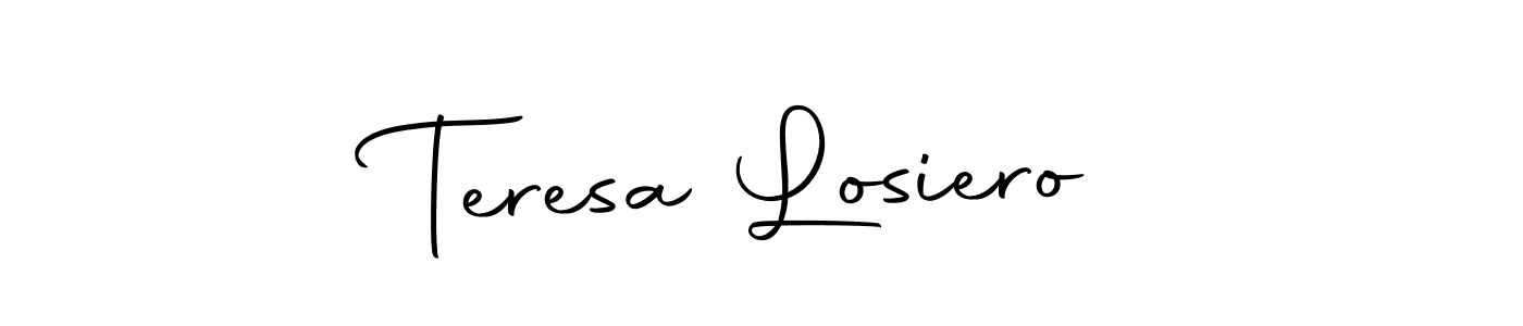 Design your own signature with our free online signature maker. With this signature software, you can create a handwritten (Autography-DOLnW) signature for name Teresa Losiero. Teresa Losiero signature style 10 images and pictures png