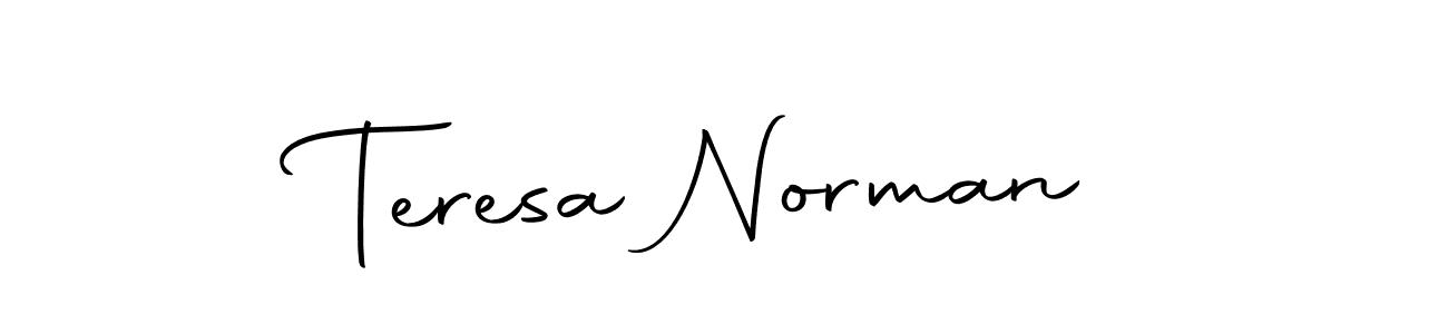 Create a beautiful signature design for name Teresa Norman. With this signature (Autography-DOLnW) fonts, you can make a handwritten signature for free. Teresa Norman signature style 10 images and pictures png