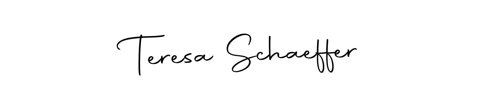 Also we have Teresa Schaeffer name is the best signature style. Create professional handwritten signature collection using Autography-DOLnW autograph style. Teresa Schaeffer signature style 10 images and pictures png