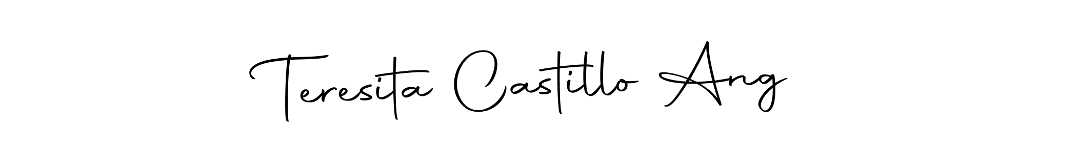 Make a beautiful signature design for name Teresita Castillo Ang. Use this online signature maker to create a handwritten signature for free. Teresita Castillo Ang signature style 10 images and pictures png
