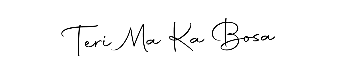 Once you've used our free online signature maker to create your best signature Autography-DOLnW style, it's time to enjoy all of the benefits that Teri Ma Ka Bosa name signing documents. Teri Ma Ka Bosa signature style 10 images and pictures png