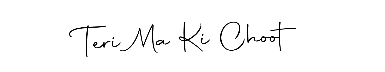 if you are searching for the best signature style for your name Teri Ma Ki Choot. so please give up your signature search. here we have designed multiple signature styles  using Autography-DOLnW. Teri Ma Ki Choot signature style 10 images and pictures png