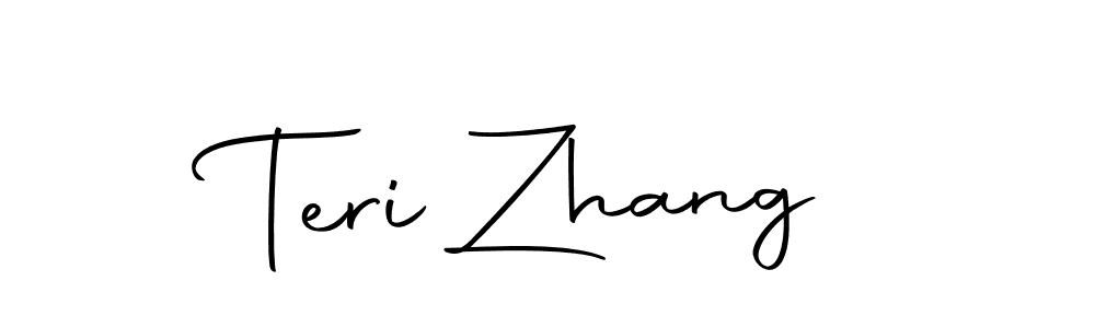 The best way (Autography-DOLnW) to make a short signature is to pick only two or three words in your name. The name Teri Zhang include a total of six letters. For converting this name. Teri Zhang signature style 10 images and pictures png