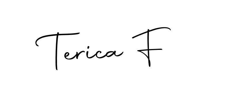 It looks lik you need a new signature style for name Terica F. Design unique handwritten (Autography-DOLnW) signature with our free signature maker in just a few clicks. Terica F signature style 10 images and pictures png