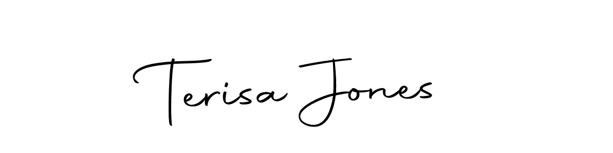 Design your own signature with our free online signature maker. With this signature software, you can create a handwritten (Autography-DOLnW) signature for name Terisa Jones. Terisa Jones signature style 10 images and pictures png