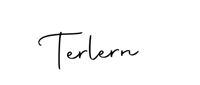 How to make Terlern name signature. Use Autography-DOLnW style for creating short signs online. This is the latest handwritten sign. Terlern signature style 10 images and pictures png