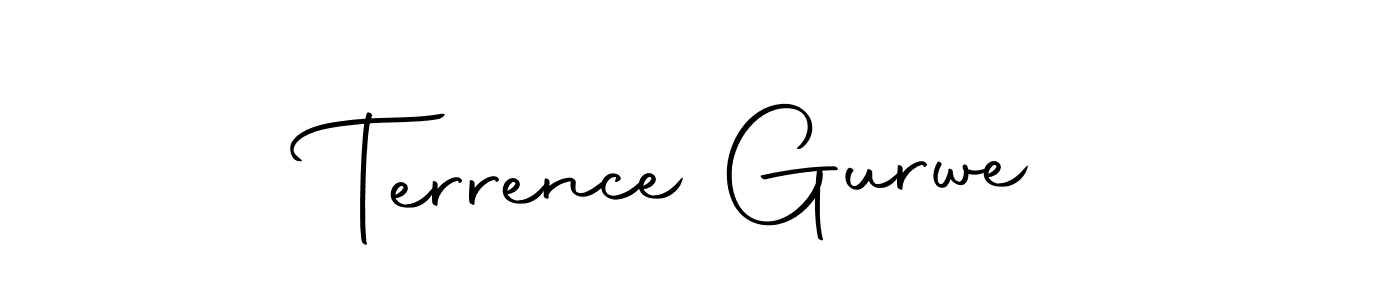 How to make Terrence Gurwe name signature. Use Autography-DOLnW style for creating short signs online. This is the latest handwritten sign. Terrence Gurwe signature style 10 images and pictures png