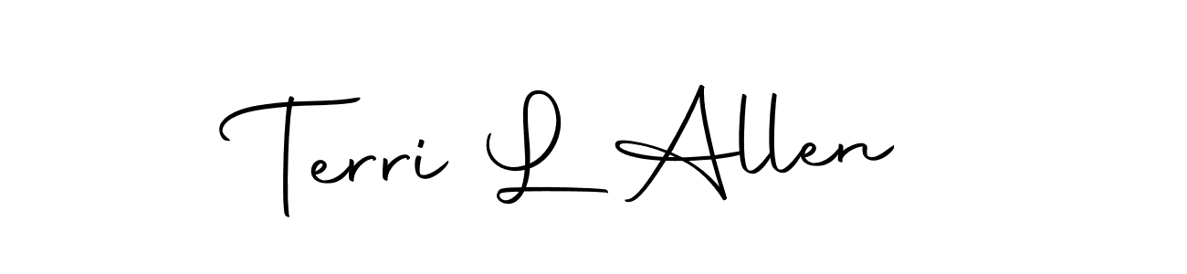 It looks lik you need a new signature style for name Terri L Allen. Design unique handwritten (Autography-DOLnW) signature with our free signature maker in just a few clicks. Terri L Allen signature style 10 images and pictures png