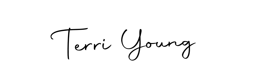 Create a beautiful signature design for name Terri Young. With this signature (Autography-DOLnW) fonts, you can make a handwritten signature for free. Terri Young signature style 10 images and pictures png