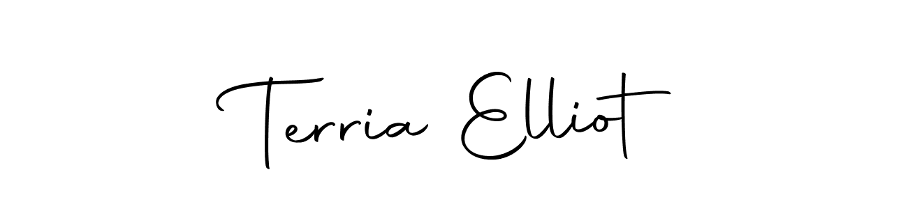 Use a signature maker to create a handwritten signature online. With this signature software, you can design (Autography-DOLnW) your own signature for name Terria Elliot. Terria Elliot signature style 10 images and pictures png