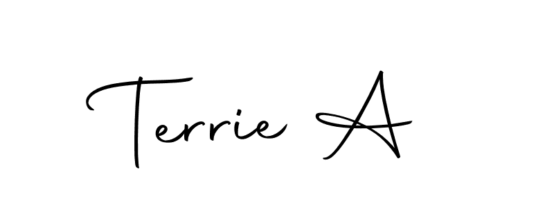 Here are the top 10 professional signature styles for the name Terrie A. These are the best autograph styles you can use for your name. Terrie A signature style 10 images and pictures png