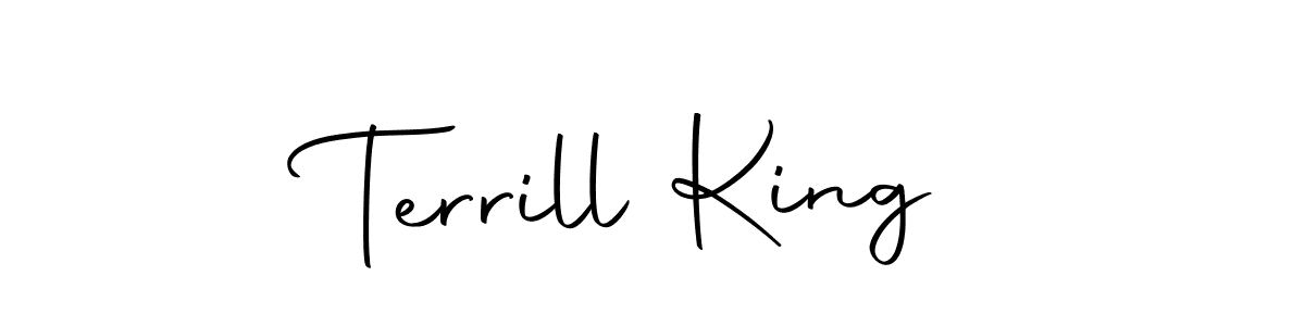 Also we have Terrill King name is the best signature style. Create professional handwritten signature collection using Autography-DOLnW autograph style. Terrill King signature style 10 images and pictures png