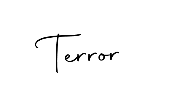 Terror stylish signature style. Best Handwritten Sign (Autography-DOLnW) for my name. Handwritten Signature Collection Ideas for my name Terror. Terror signature style 10 images and pictures png