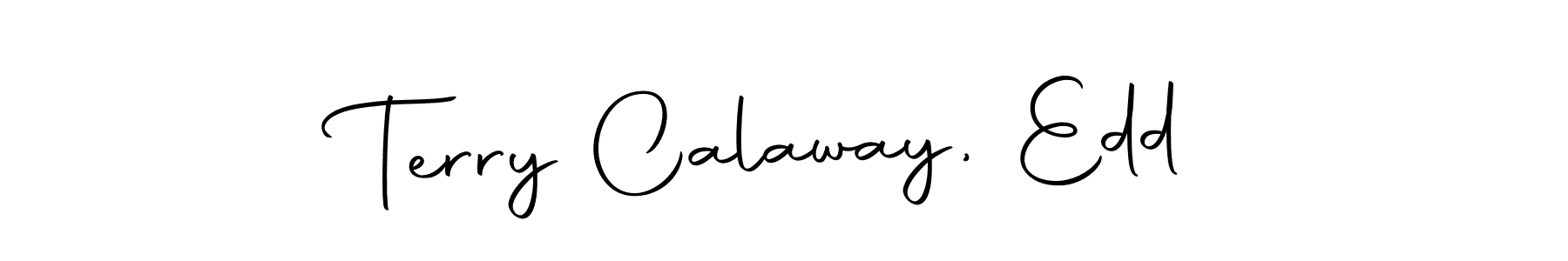 You should practise on your own different ways (Autography-DOLnW) to write your name (Terry Calaway, Edd) in signature. don't let someone else do it for you. Terry Calaway, Edd signature style 10 images and pictures png