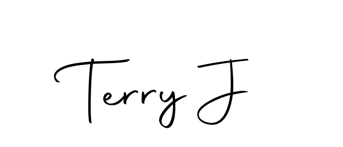 How to make Terry J signature? Autography-DOLnW is a professional autograph style. Create handwritten signature for Terry J name. Terry J signature style 10 images and pictures png