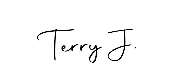 It looks lik you need a new signature style for name Terry J.. Design unique handwritten (Autography-DOLnW) signature with our free signature maker in just a few clicks. Terry J. signature style 10 images and pictures png