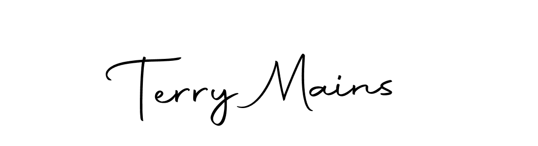 This is the best signature style for the Terry Mains name. Also you like these signature font (Autography-DOLnW). Mix name signature. Terry Mains signature style 10 images and pictures png